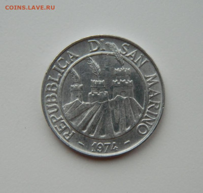 Сан-Марино 10 лир 1974 г. (ФАО) Фауна до 19.02.24 - DSCN2809.JPG