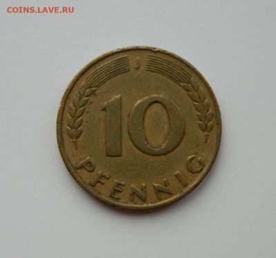 Германия 10 пфеннигов 1949 г. "J" до 19.02.24 - DSCN2845.JPG