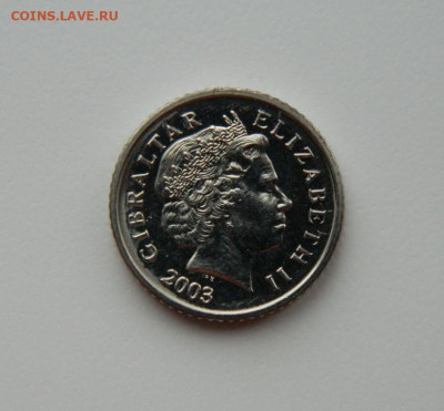 Гибралтар 5 пенсов 2003 г. (Фауна) до 19.02.24 - DSCN2839.JPG