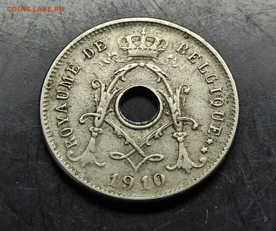 Бельгия 5 сантимов 1910 до 20.02.2024 - IMG_20240214_121927