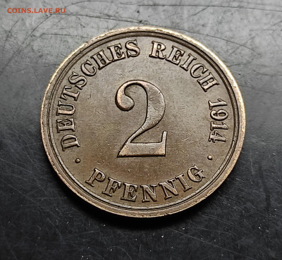 Германия 2 пфеннига 1914 А до 20.02.2024 - IMG_20240214_115809