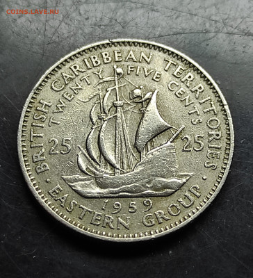 Восточные Карибы 25 центов 1959 до 20.02.2024 - IMG_20240214_115917