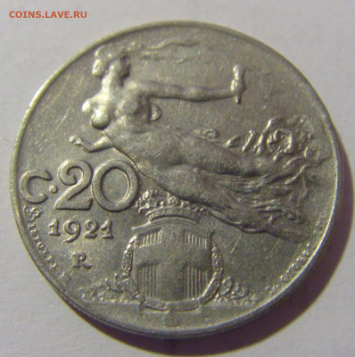 20 чентезимо 1921 Италия №1 21.02.2024 22:00 МСК - CIMG7160.JPG