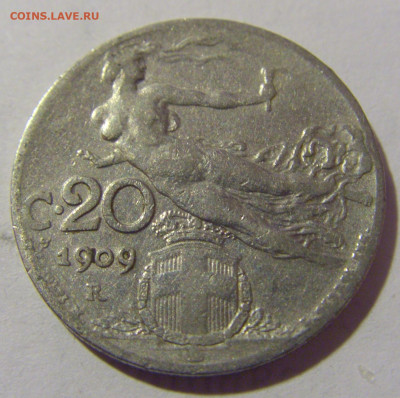 20 чентезимо 1909 Италия №1 21.02.2024 22:00 МСК - CIMG7176.JPG