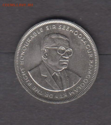 Маврикий 1992 5р (без оборота) до 19 02 - 65