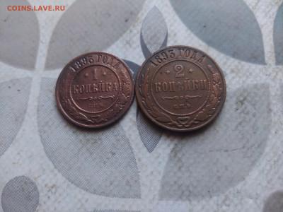 1 и 2 копейки 1893 до 18.02.2024 - 1893