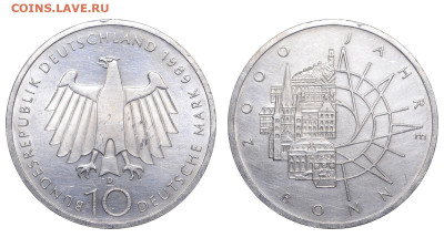 ФРГ. 10 марок 1989 г. Бонн. До 18.02.24. - Р1791