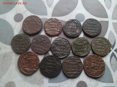 13 полушек 1731-1745 до 27.02.2024 - 13пол