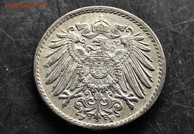 Германия 5 пфеннигов 1918 F до 22.02.2024 - IMG_20240216_165907