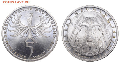 ФРГ. 5 марок 1978 г. Нейман. До 18.02.24. - DSK_5966