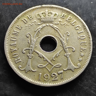 Бельгия 25 сантимов 1927 До 23.02.2024 - IMG_20240216_221221