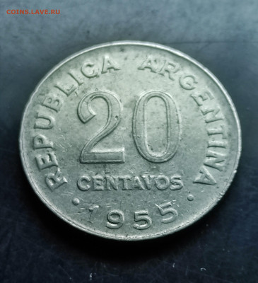 Аргентина 20 сентаво 1955 До 23.02.2024 - IMG_20240216_222257