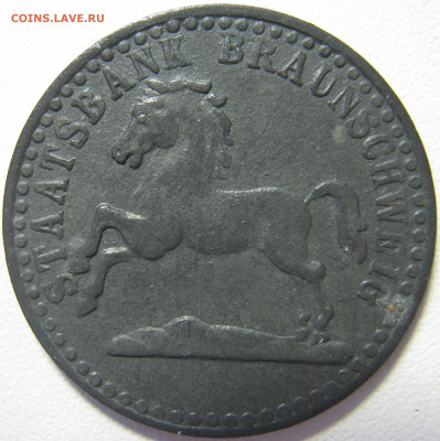 Германия Брауншвейг (гор. банк) нотгельд 10 пфеннигов 1920 - IMG_7862.JPG