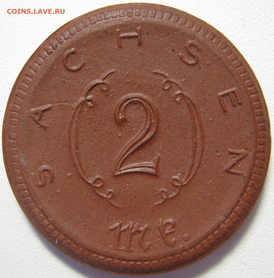  Саксония нотгельд 2 марки 1921 фарфор до 21.2 - IMG_7891.JPG