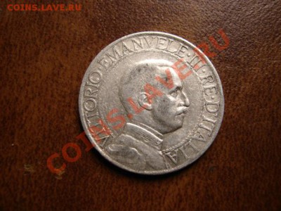 Италия 1 лира 1913 серебро до 14.01.12 в 15.00 М - IMG_1755
