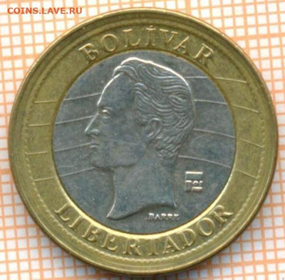 Венесуэла 1 боливар 2007 г., до 24.02.2024 г. в 22.00 по Мо - Венесуэла 1 боливар 2007 30 194