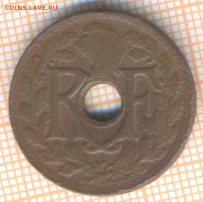 Франция 25 сантимов 1918 г., до  25.02.2024 г. в 22.00 по Мо - Франция 25 сант 1918 1 34а