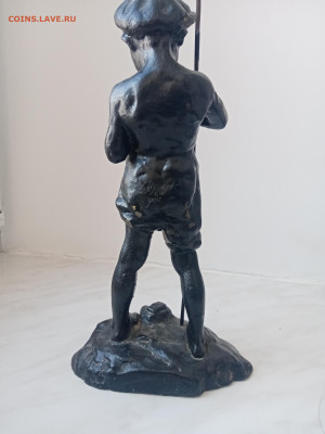 Чугунная статуэтка рыбачок до 25.02.24 в 22:00 по мск - IMG_20240214_140756