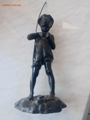 Чугунная статуэтка рыбачок до 25.02.24 в 22:00 по мск - IMG_20240214_140725