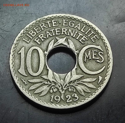 Франция 10 сантимов 1923 До 25.02.2024 - IMG_20240218_164414
