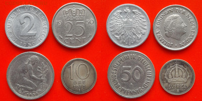 ФИКС: 1950 год – Монеты Мира  – до ухода в архив. - 1950-1