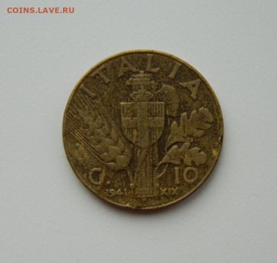 Италия 10 чентезимо 1941 г. до 26.02.24 - DSCN3596.JPG