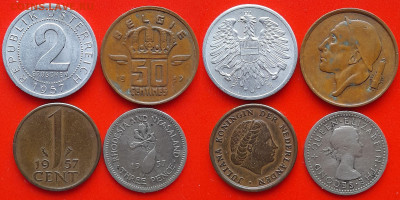 ФИКС: 1957 год – Монеты Мира  – до ухода в архив. - 1957-1