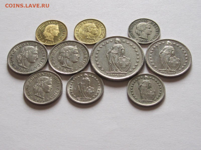 1, 2 и 5 франков 1911-1961 Швейцария серебро 45,9 г - IMG_6625.JPG
