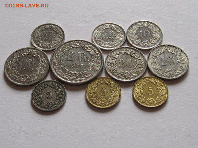 1, 2 и 5 франков 1911-1961 Швейцария серебро 45,9 г - IMG_6622.JPG