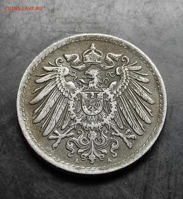 Германия 5 пфеннигов 1915 А до 26.02.2024 - IMG_20240220_131455