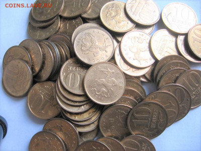 10 копеек 2006 М магнитные 200 штук отборных. До 24.02.24 - 10к06м_маг