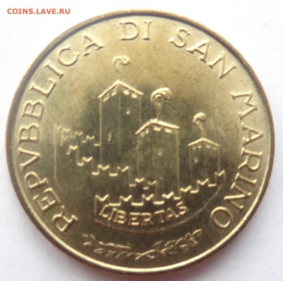 200 лир Сан- Марино 1993г. до 27.02. в 22:00мск. - DSC01635.JPG