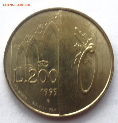 200 лир Сан- Марино 1993г. до 27.02. в 22:00мск. - DSC01634.JPG