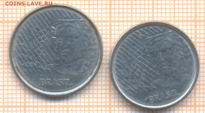 Бразилия 5,10 сентаво 1994 г., до 27.02.2024 г. в 22.00 по М - Бразилия 5 10 сентаво 1994 20 54а