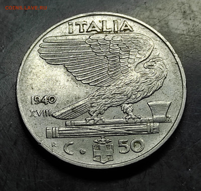 Италия 50 чентезимо 1940 до 28.02.2024 - IMG_20240221_220852