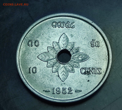 Лаос 10 сантимов 1952 до 28.02.2024 - IMG_20240222_191716