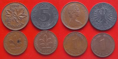 ФИКС: 1974 год – Монеты Мира – до ухода в архив. - 1974-2