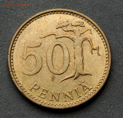 Финляндия 50 пенни 1990 _старый тип_ нечастая до 26.02.2022 - Финляндия 50 пенни_90.JPG