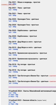 25р.Цветные Винни Пух и Три Богатыря. Куплю - Screenshot_20240223-183354_1