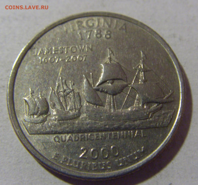 25 центов 2000 Виргиния США №1 28.02.24 22:00 М - CIMG9317.JPG