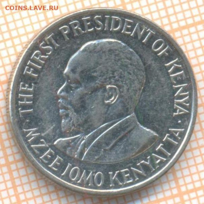 Кения 1 шиллинг 2009 г., до 01.03.2024 г. в 22.00 по Москве - Кения 1 шиллинг 2010 10 96а