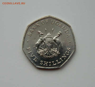 Уганда 5 шиллингов 1987 г. до 29.02.24 - DSCN3898.JPG