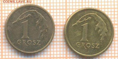 Польша 1 грош 2014,17 г., до 03.03.2024 г. в 22.00 по Москве - Польша 1 гр 2шт 5 119а