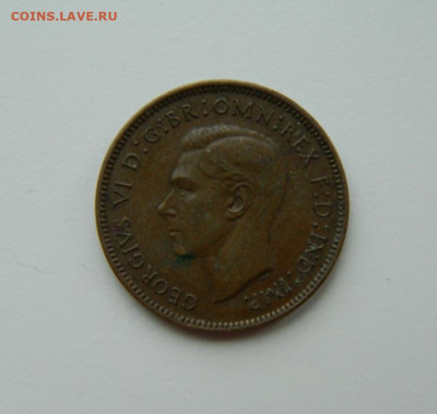 Великобритания 1 фартинг 1941 г. (Фауна) до 29.02.24 - DSCN4045.JPG