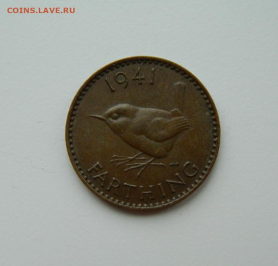 Великобритания 1 фартинг 1941 г. (Фауна) до 29.02.24 - DSCN4046.JPG
