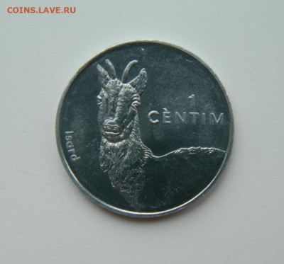 Андорра 1 сантим 2002 г. (Юбилейная) Фауна  до 29.02.24 - DSCN4043.JPG