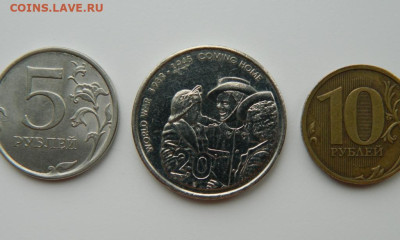 Австралия 20 центов 2005 г. (Юбилейная) Крупная! до 29.02.24 - DSCN4023.JPG