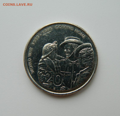 Австралия 20 центов 2005 г. (Юбилейная) Крупная! до 29.02.24 - DSCN4022.JPG