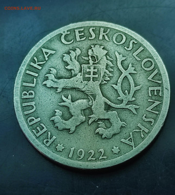 Чехословакия 1 крона 1922 до 2.03.2024 - IMG_20240226_144859