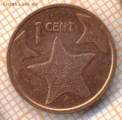 Багамы 1 цент 2015 г., до 04.03.2024 г. в 22.00 по Москве - Багамы 1 цент 2015 227а